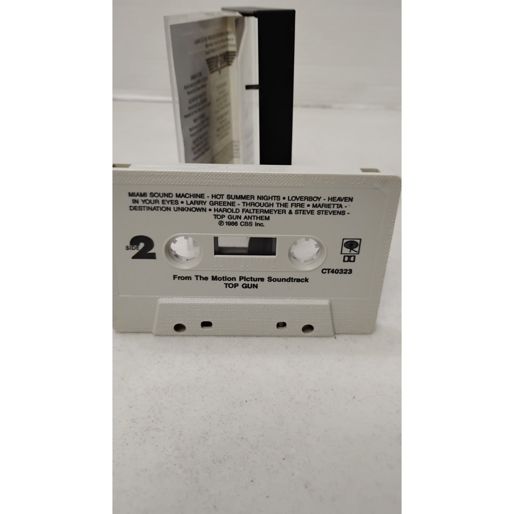 Top Gun Original Motion Picture Movie Soundtrack Cassette Tape 1986 - Picture 3 of 8